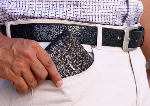 Polished stingray belt 10 wallet-galuchat-signature-mdg-2