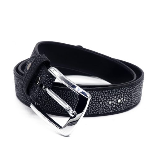 Polished stingray belt