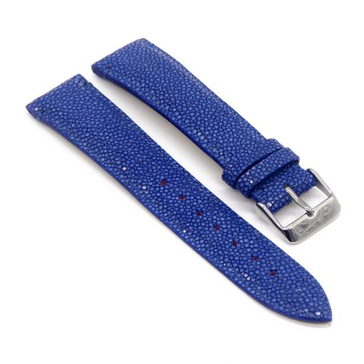 Stingray watch strap sapphire color