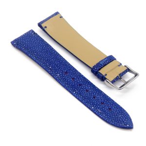 bracelet galuchat couleur bleu saphir 2