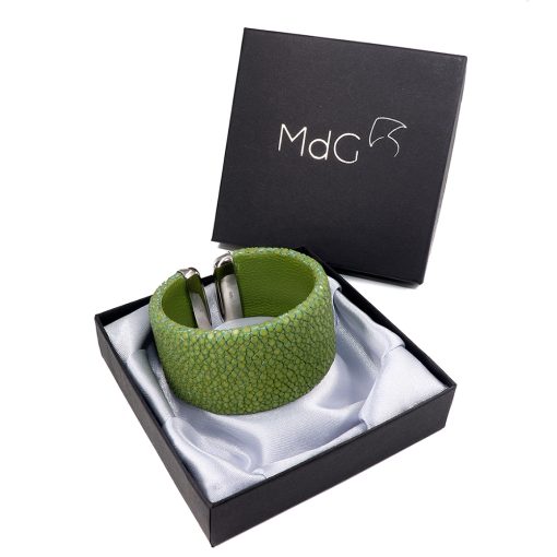 manchette galuchat celadon 30mm