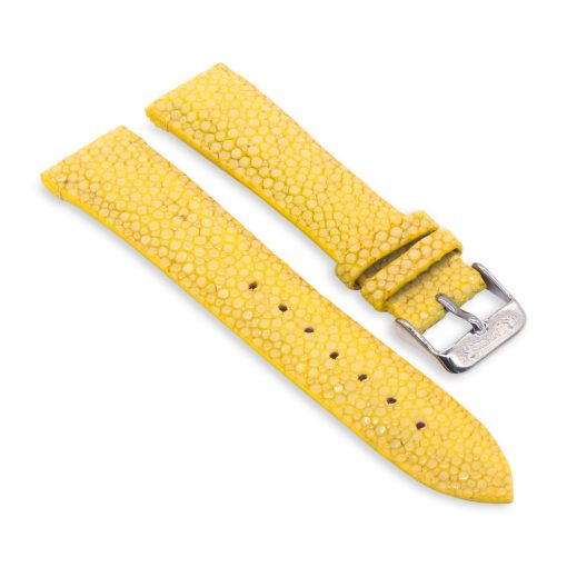 bracelet galuchat couleur jaune 3.jpg