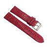 bracelet montre galuchat bordeaux