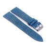 bracelet montre galuchat mdg bleu turquoise 1