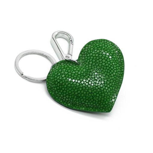 bijoux de sac galuchat couleur vert emeraude mdg