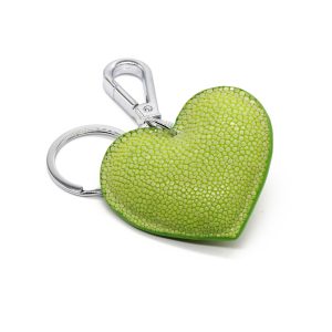 bijoux de sac galuchat couleur vert pomme mdg