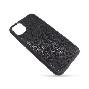 Coque iphone 11 silicone galuchat noir 2