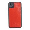 Coque iphone 11 silicone galuchat rouge