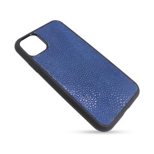 Coque iphone 11 silicone galuchat saphire 2