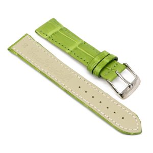 bracelet montre crocodile alligator lime 2