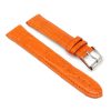 bracelet montre crocodile alligator tangerine