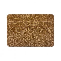 porte cartes galuchat mdg moutarde