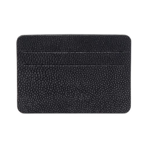 Stingray leather credit card holder