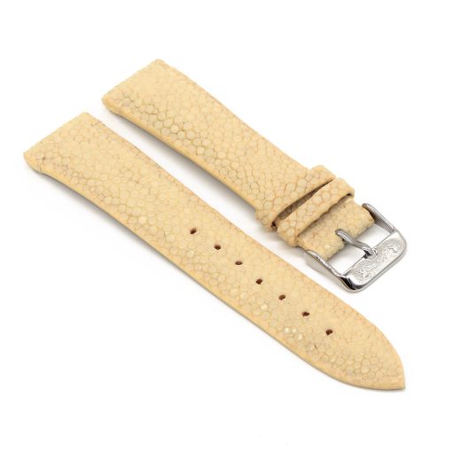Stingray watch strap natural color