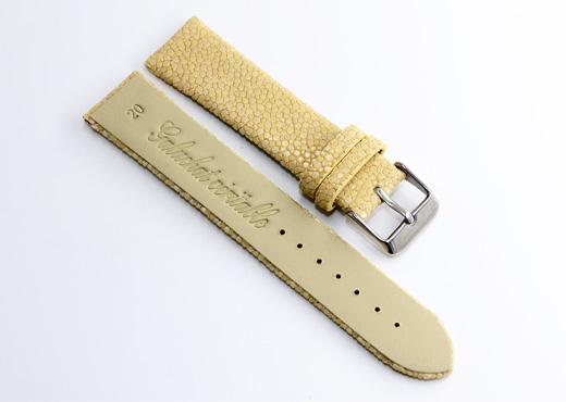 bracelet montre galuchat natural 2