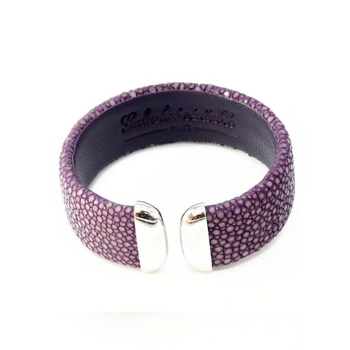 cuff in stingray 20mm mdg silver925 lavender 3