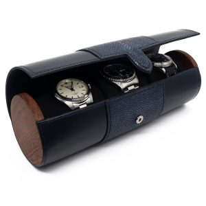 etui de voyage montre luxe cuir galuchat 2 long mixte