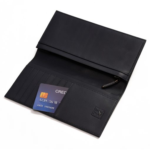 black-long-wallet-in-polished-stingray