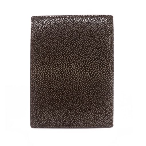 Passport holder in chocolate stingray - Image 4