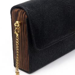 petit sac galuchat noir 5