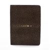 porte passeport galuchat couleur chocolat 1