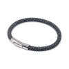 bracelet jonc galuchat steel mdg 2