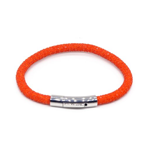 bracelet jonc galuchat tangerine mdg 1