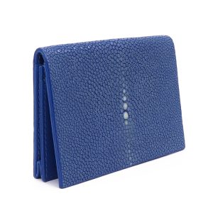 porte carte galuchat couleur saphir aknas 2