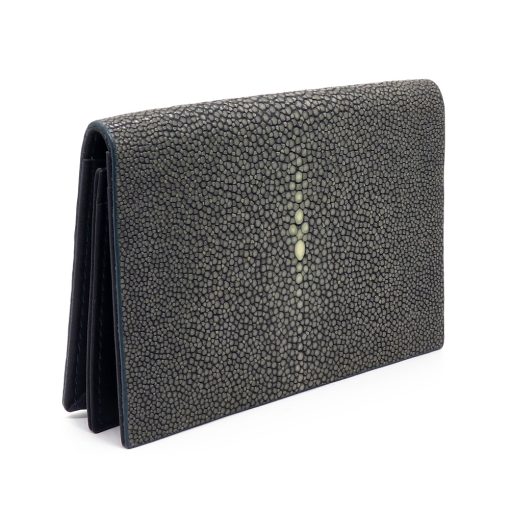 porte carte galuchat steel aknas han003 1