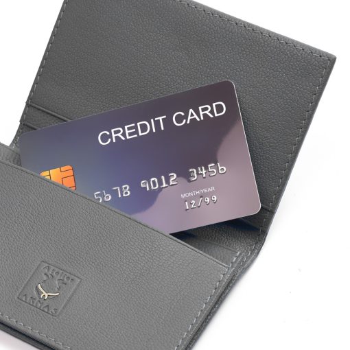 porte carte galuchat steel aknas han003 3