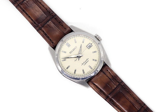 Bracelet de montre en alligator couleur havane 6 bracelet montre crocodile alligator marron havane 3