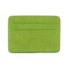 porte cartes galuchat mdg vert pomme