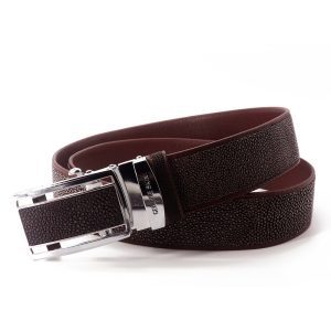 ceinture galuchat poli auto marron mdg 3