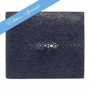 portefeuille galuchat signature mdg navy 2023 special
