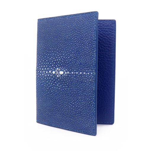 Passport holder in sapphire stingray - Image 3