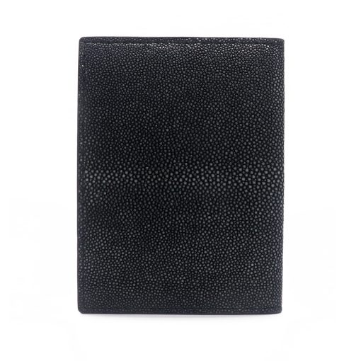 Passport holder in black stingray - Image 3