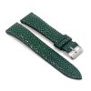 bracelet montre galuchat mdg vert imperial