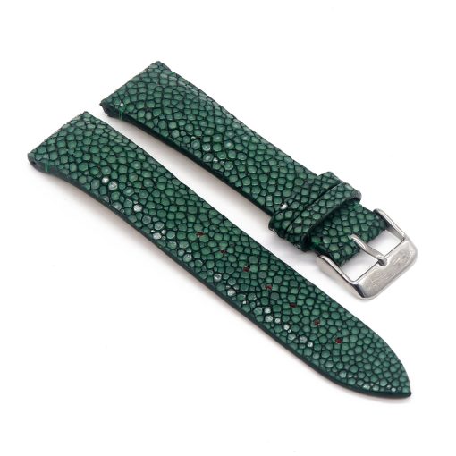 Stingray watch strap imperial green color
