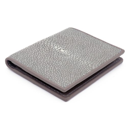 mini portefeuille mdg galuchat steel 2